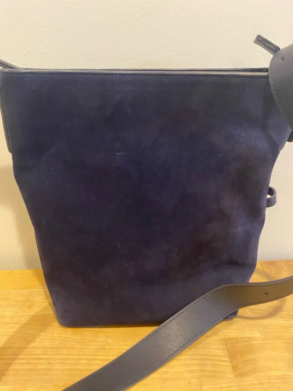 Quince Italian Suede Bucket Crossbody - Picture 4 of 7